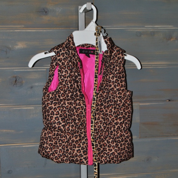 Energie, Old Navy Other - Energie Cheetah Puffer Vest Sz 6 Old Navy Belt, S